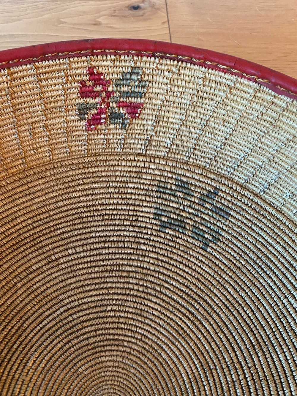 Large Vintage Ethiopian Mesob Basket Handwoven Injera Serving Table